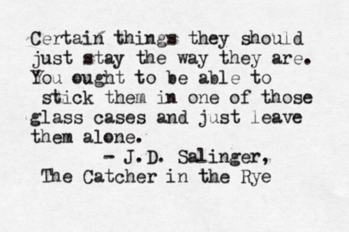 Catcher in the Rye Quotes